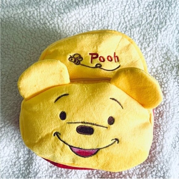 NWT Winnie the Pooh Bear Children's Backpack - Plush Kids Mini Bag - Picture 9 of 13